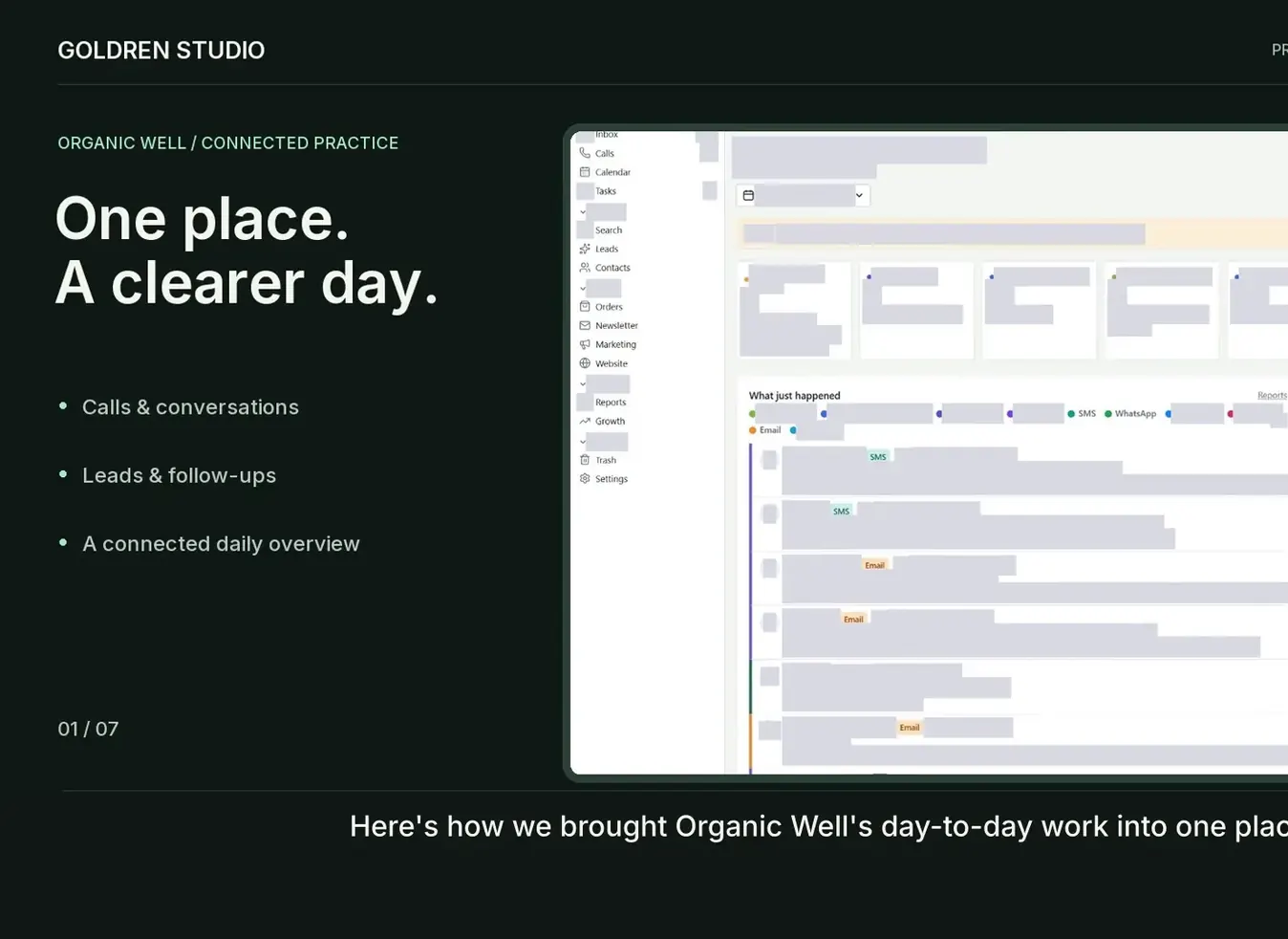 Organic Well CRM